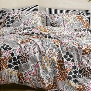 Marimekko Pieni Letto Floral King Comforter Down Alternative Bedding